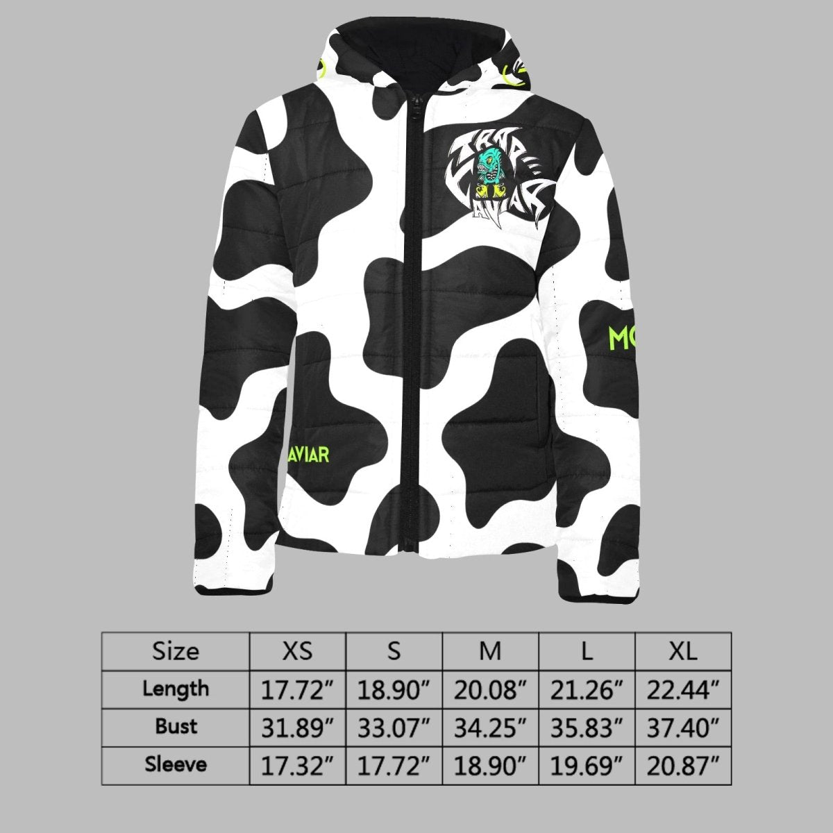 Kids' Trap Caviar “Moo” Hooded Jacket - Trap Caviar