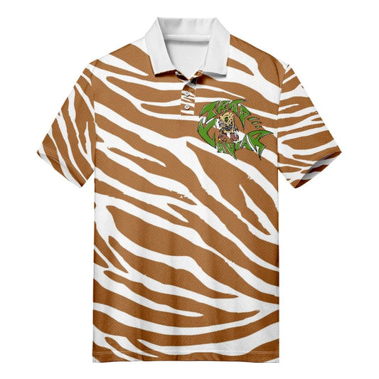 Trap Caviar Men's “Deerbra” slim fitting polo shirt