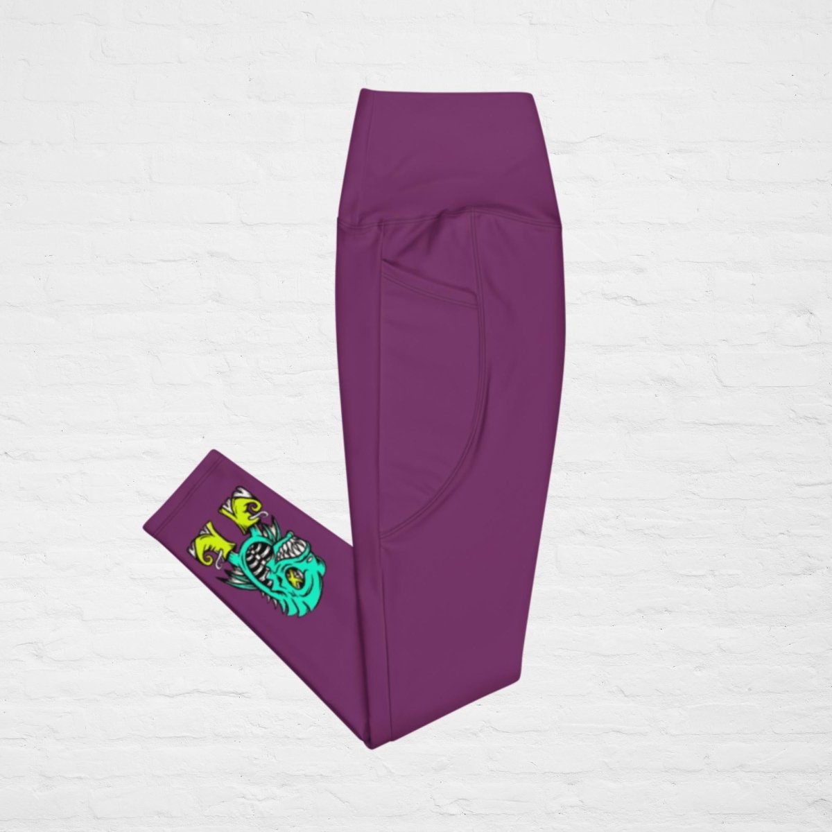 Trap Caviar “Purple Erkcel” Leggings with pockets - Trap Caviar