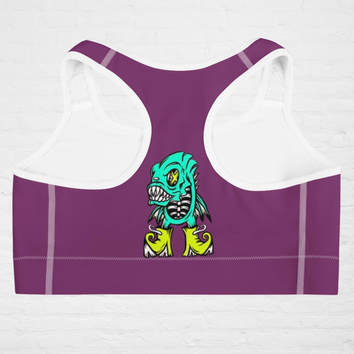 Trap Caviar “Purple Erkcel” Sports bra - Trap Caviar