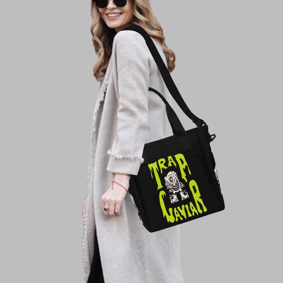 Trap Caviar “RL Stein” Tote Bag with Shoulder Strap - Trap Caviar