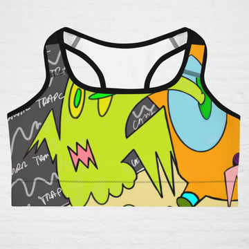 Trap Caviar “Welcome 2 Detention” Women Sports bra - Trap Caviar