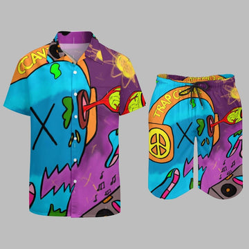 Trap Caviar “World Peace Octopus” Beach Suit - Trap Caviar