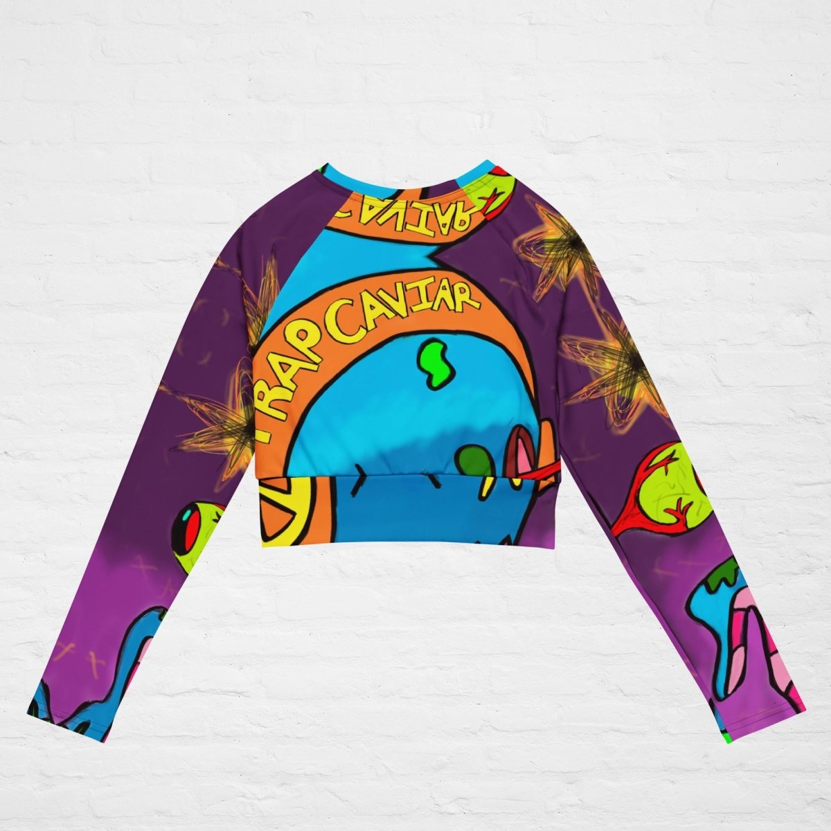 World Peace long-sleeve crop top - Trap Caviar